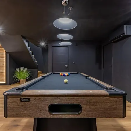 Villa 15 Personnes - Piscine - Jacuzzi - Clim - Bar - Billard - Cinema - Vue Panoramique 빌라 *