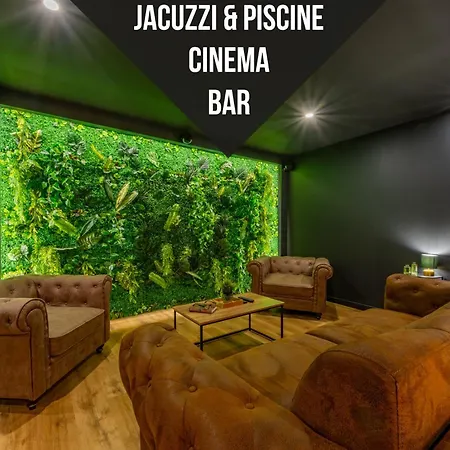 빌라 Villa 15 Personnes - Piscine - Jacuzzi - Clim - Bar - Billard - Cinema - Vue Panoramique *